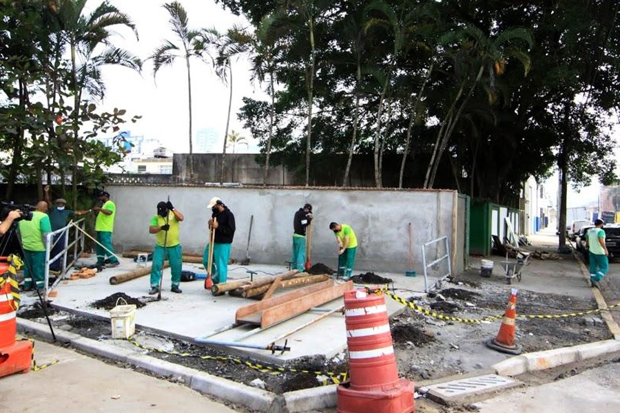 Carlos Nogueira/Divulgação Prefeitura de Santos