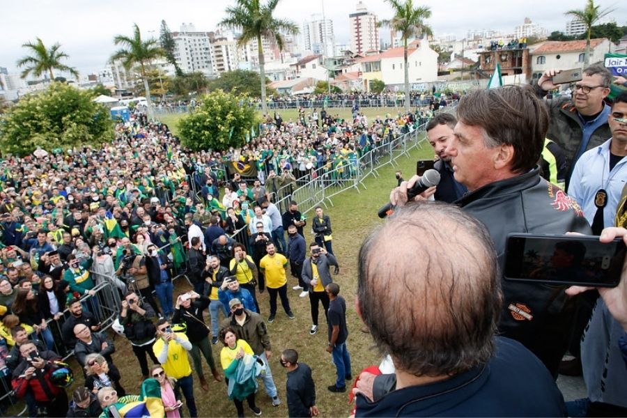 Motociata em Florianópolis (Foto: Divulgação/Palácio do Planalto)