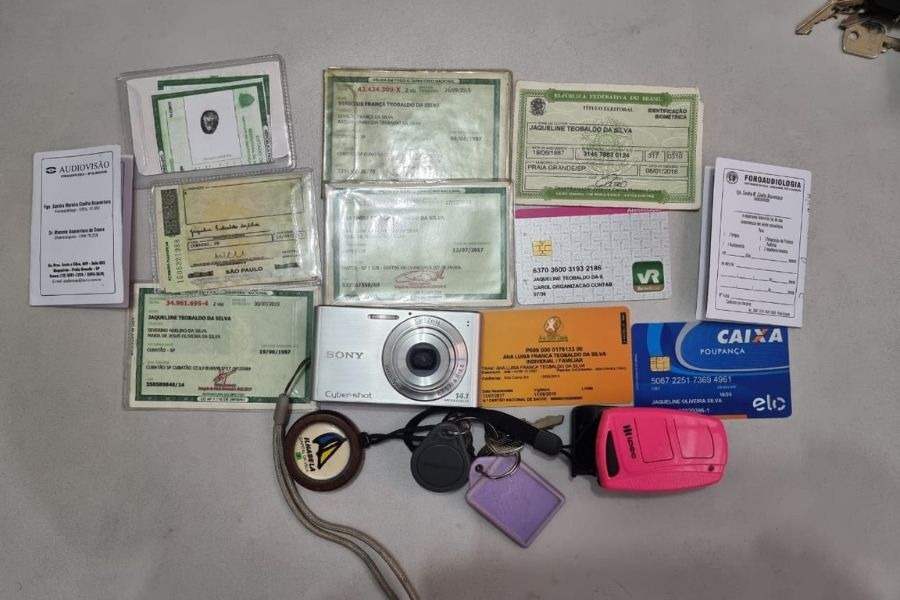 Suspeito de roubar carro, câmera e cartões é identificado pela polícia em Cubatão