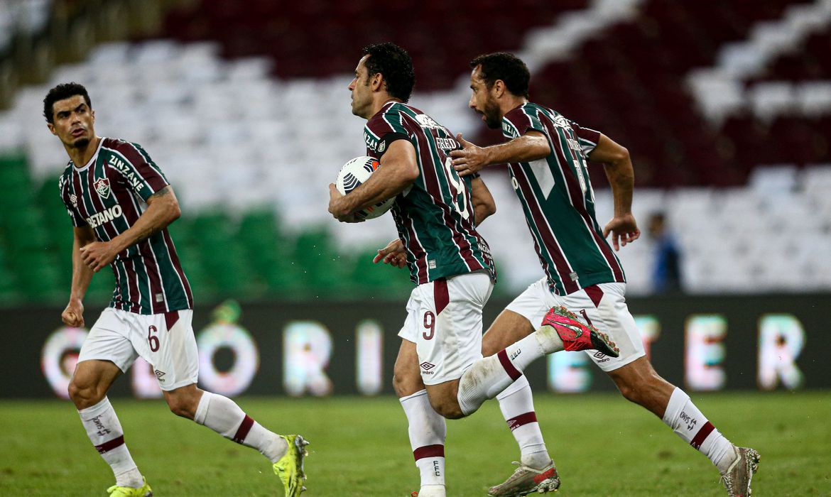 Rio de Janeiro - 12/08/2021 - Maracanã.
Fluminense enfrenta o Barcelona de Guayaquil esta noite no Maracanã pelo jogo da ida das quartas de finais da Libertadores 2021.
FOTO: LUCAS MERÇON / FLUMINENSE F.C.
.
IMPORTANTE: Imagem destinada a uso institucional e divulgação, seu
uso comercial está vetado incondicionalmente por seu autor e o
Fluminense Football Club.É obrigatório mencionar o nome do autor ou
usar a imagem.
.
IMPORTANT: Image intended for institutional use and distribution.
Commercial use is prohibited unconditionally by its author and
Fluminense Football Club. It is mandatory to mention the name of the
author or use the image.
.
IMPORTANTE: Imágen para uso solamente institucional y distribuición. El
uso comercial es prohibido por su autor y por el Fluminense Football
Club. És mandatório mencionar el nombre del autor ao usar el imágen.