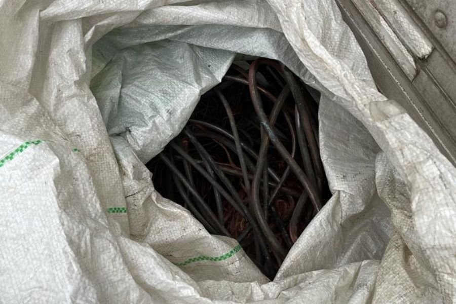 furto de cobre em Santos