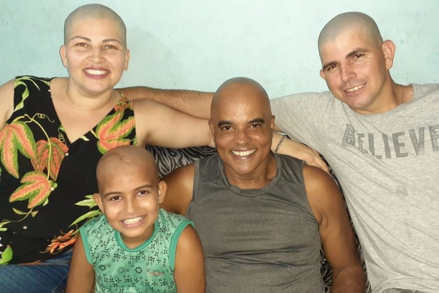 Luiz Sérgio menino curado de câncer em Praia Grande