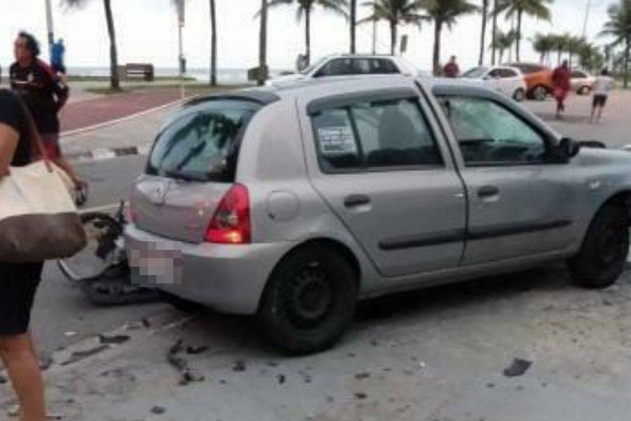 Motorista alcoolizado causa acidente em Praia Grande e mata motociclista