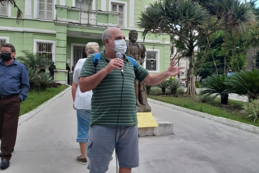 Protesto São Vicente Pronto-Socorros