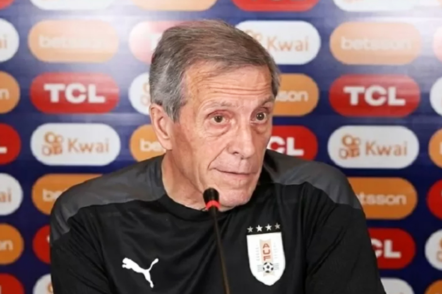 Reprodução/Twitter da Federação Uruguaia de Futebol