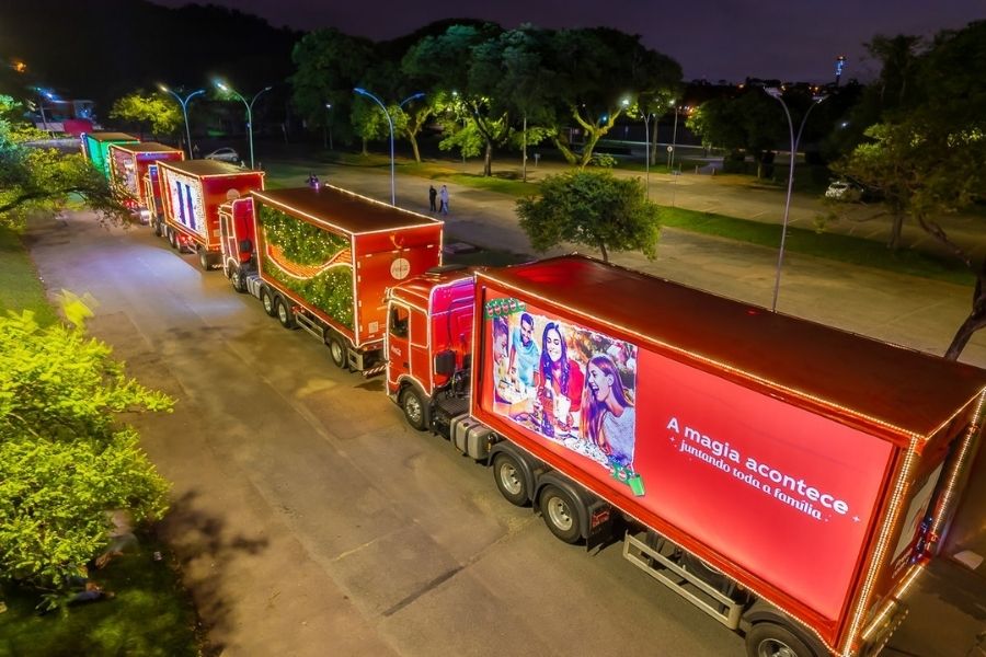 Caminhões Caravana Coca-Cola