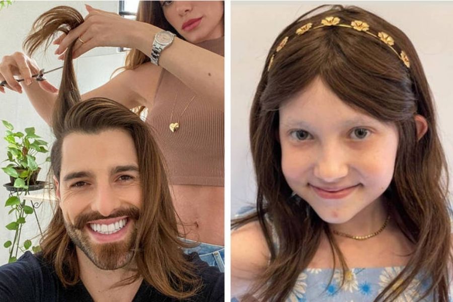 Alok cabelo criança