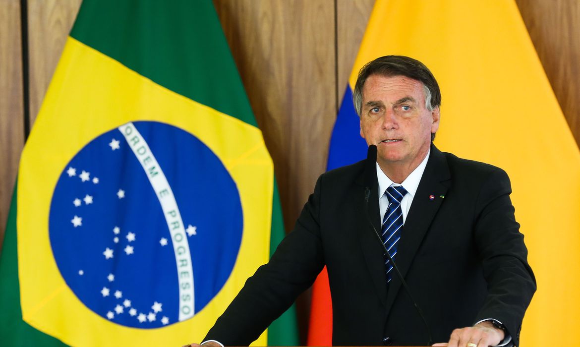 O presidente Jair Bolsonaro recebe o presidente da Colômbia, Iván Duque Márquez, em cerimônia oficial de chegada, às 10h, no Palácio do Planalto