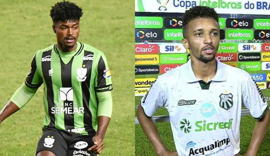 Montagem/Fotos: Divulgação América-MG e Reprodução