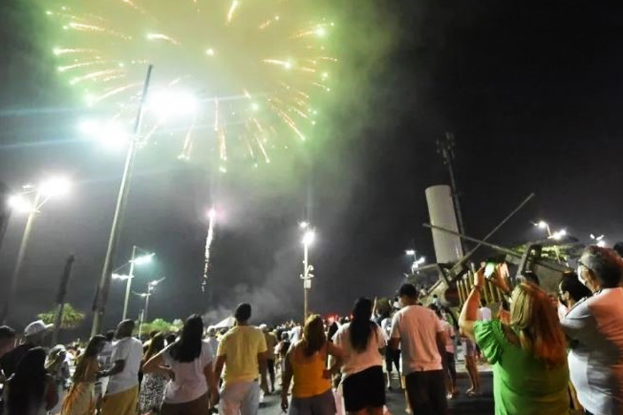 Praia Grande cancela queima de fogos no Réveillon