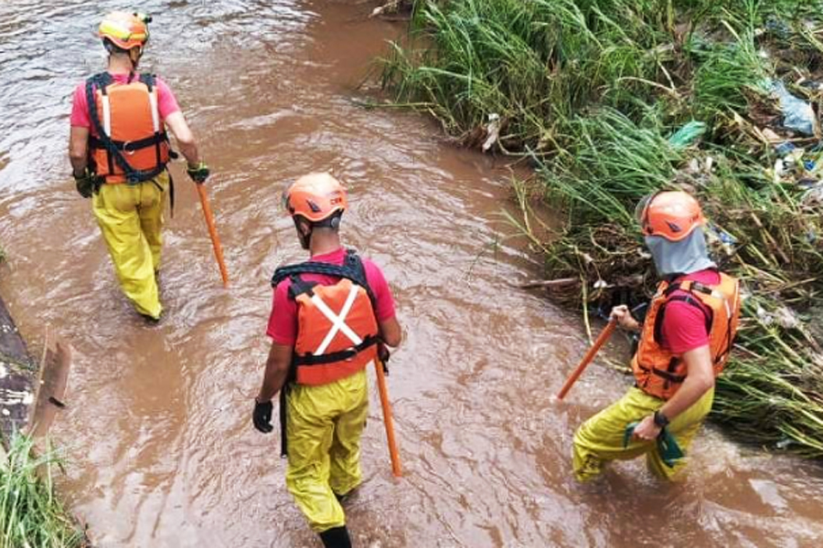 Divulgação/Twitter Corpo de Bombeiros