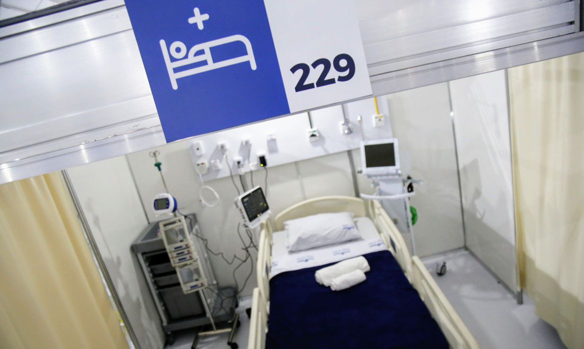 Inauguração do

primeiro hospital de campanha da rede estadual.

Foto: Mauricio Bazilio