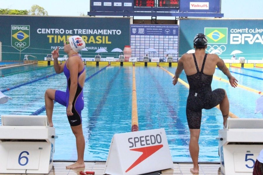 Nadadores do Santa estão nas finais  Troféu Brasil de Natação