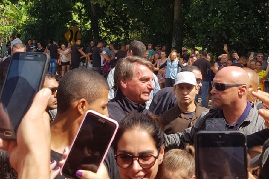 Bolsonaro em Guarujá Perequê