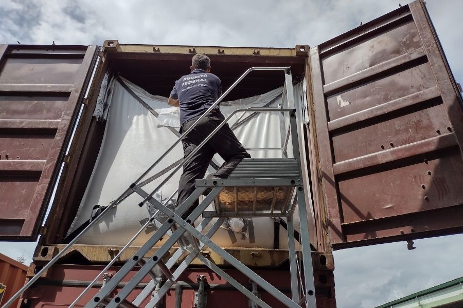 Apreensão de cocaína no Porto de Santos