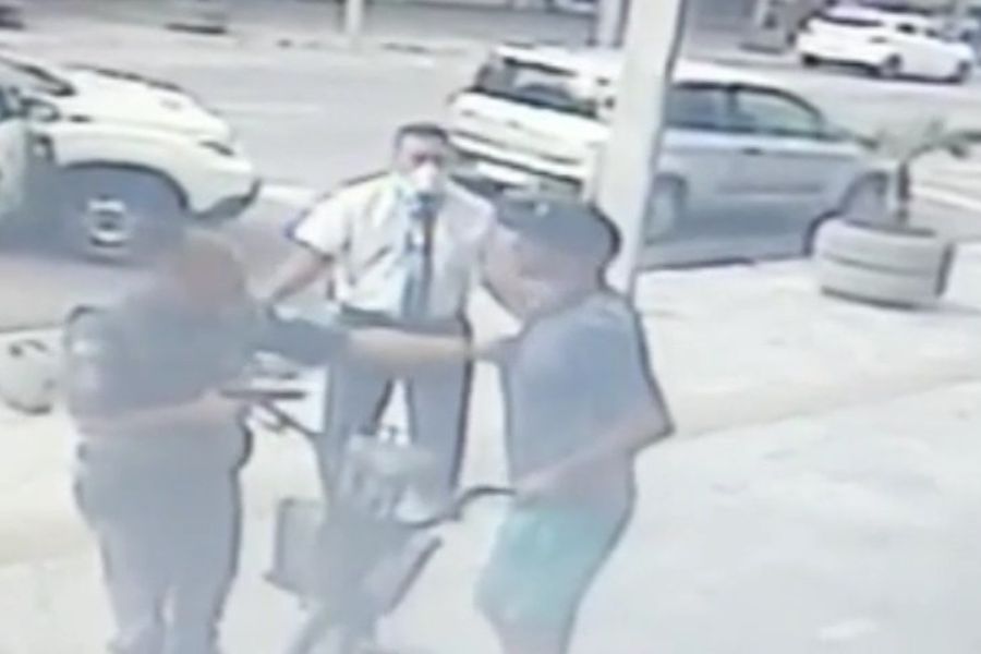 Homem furta medicamentos de farmácia e acaba preso em Praia Grande; VÍDEO