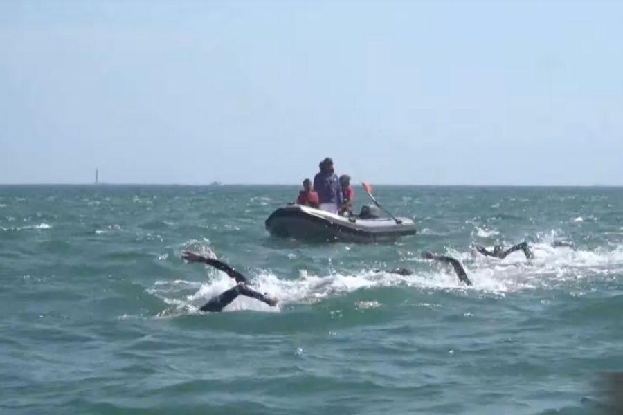 Ana Marcela Cunha fica em 1º lugar em etapa da Copa do Mundo de Águas Abertas em Portugal