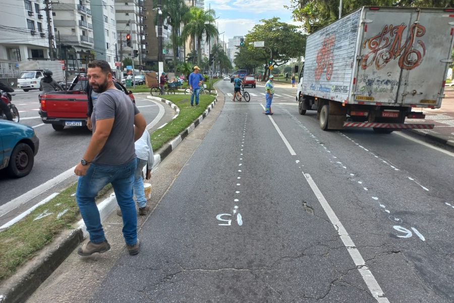 Pontilhão do Canal 1 recebe serviços de recuperação e reforço em Santos