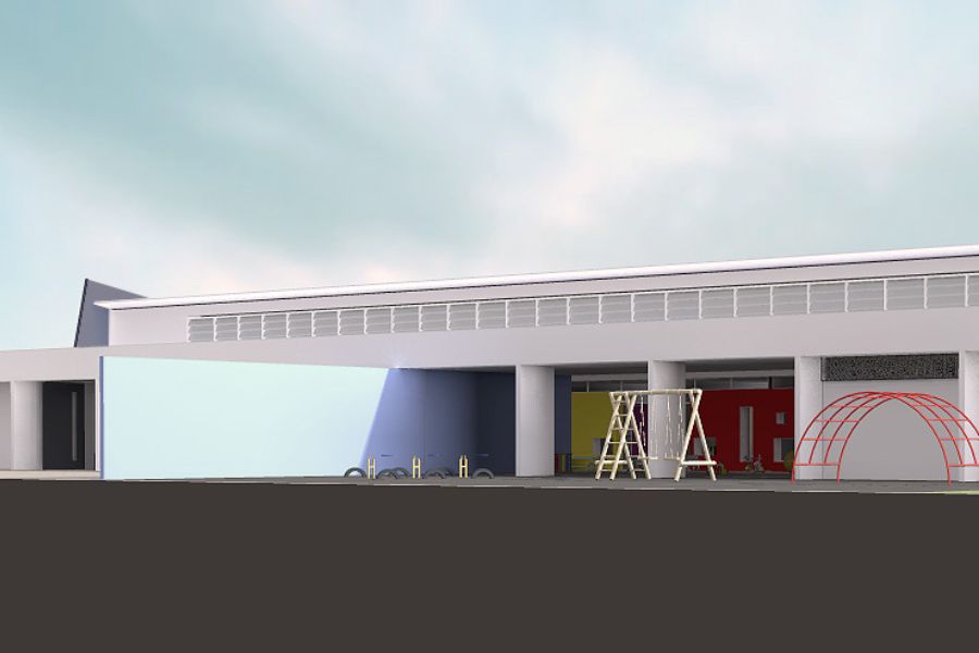 Nova creche no bairro Indaiá, em Bertioga, deve ser entregue em um ano