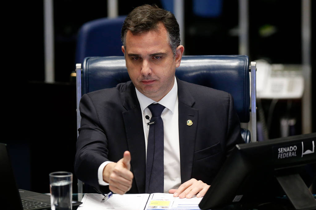 Presidente do Senado, Rodrigo Pacheco (PSD-MG), cobrou posicionamento contra a violência política de candidatos à presidência