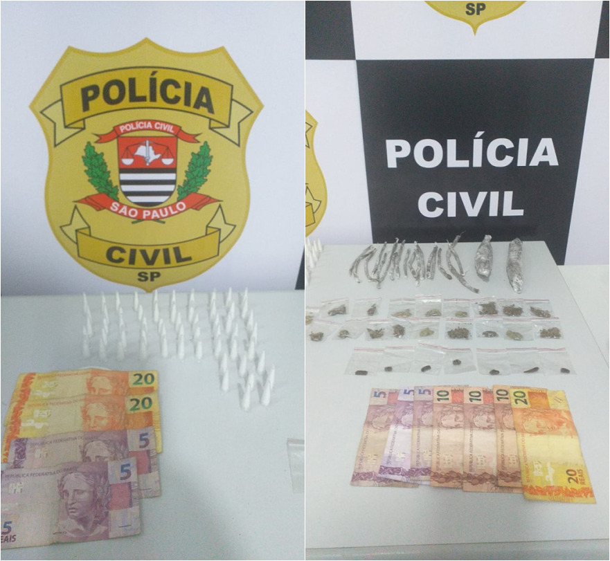 Dupla é presa em flagrante após tocaia de policiais em Praia Grande 