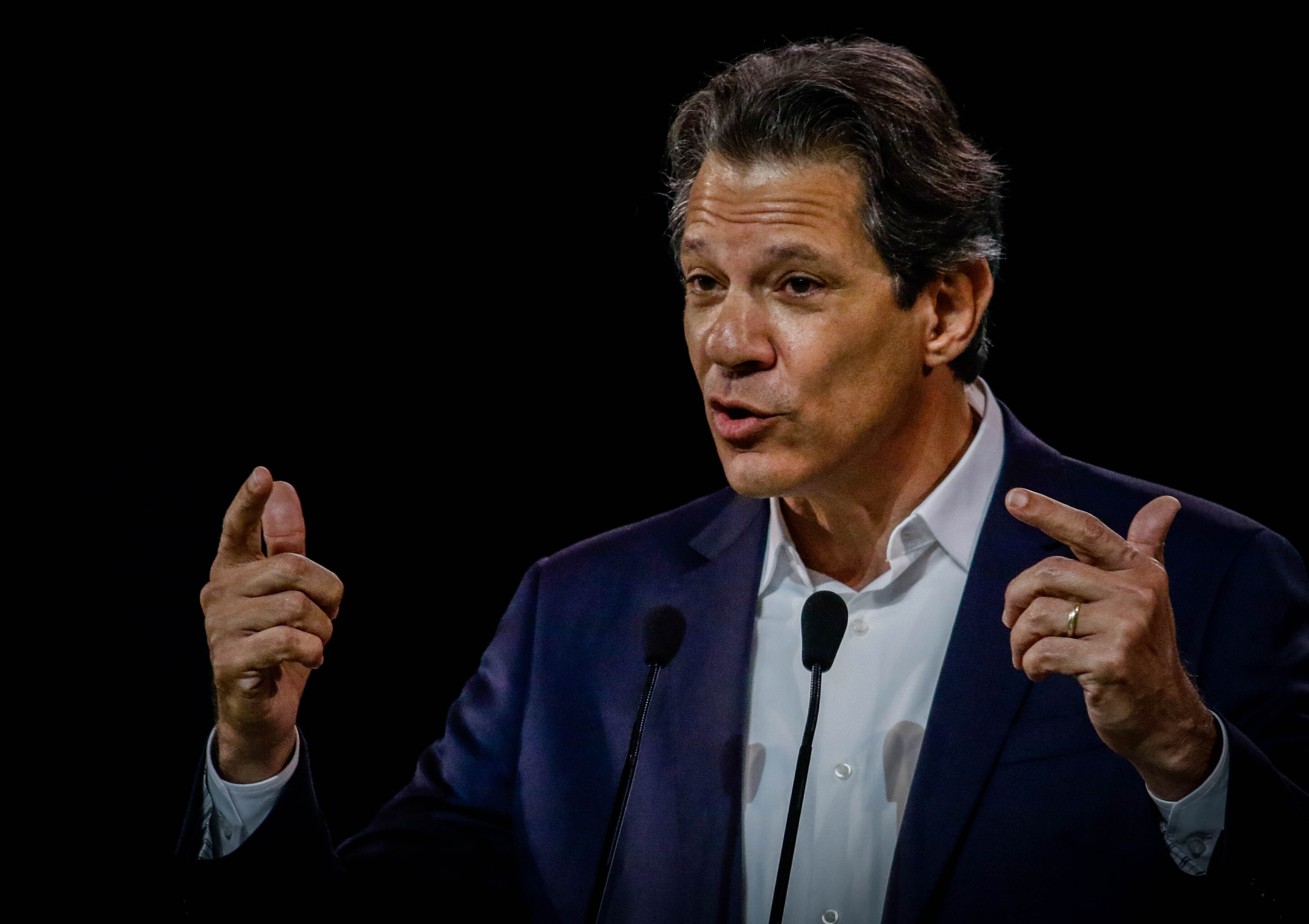 Quero dar condições de o eleitor julgar as diferenças entre os candidatos, diz Haddad​