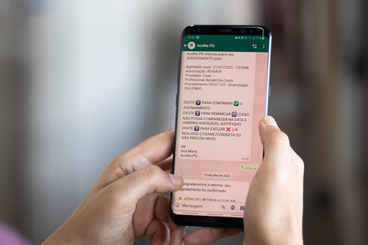 Usafas de Praia Grande passam a atender via Whatsapp