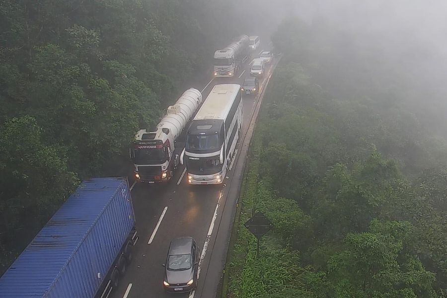 trânsito na Anchieta