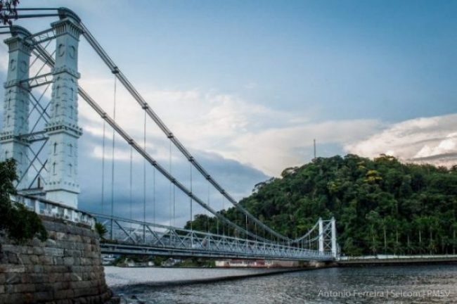 Acesso a Praia Grande pela Ponte Pênsil é interditado a partir desta segunda