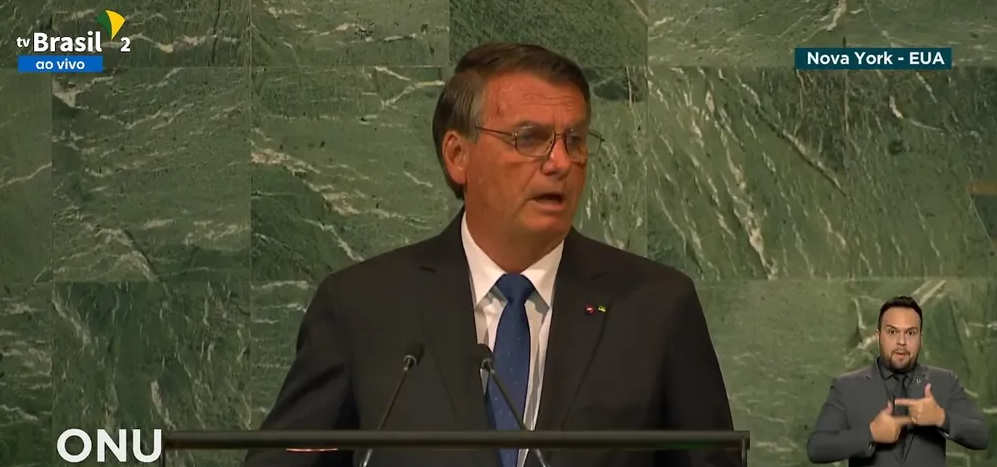 Bolsonaro discursa na Assembleia Geral da ONU 2022