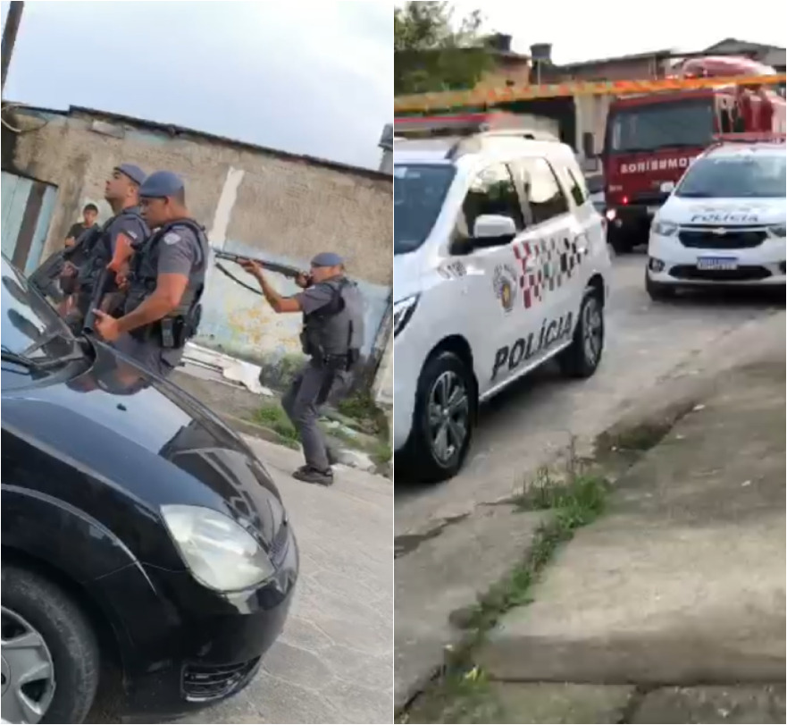 Criminoso é morto após troca de tiros na Vila Santa Rosa, em Guarujá; vídeo 