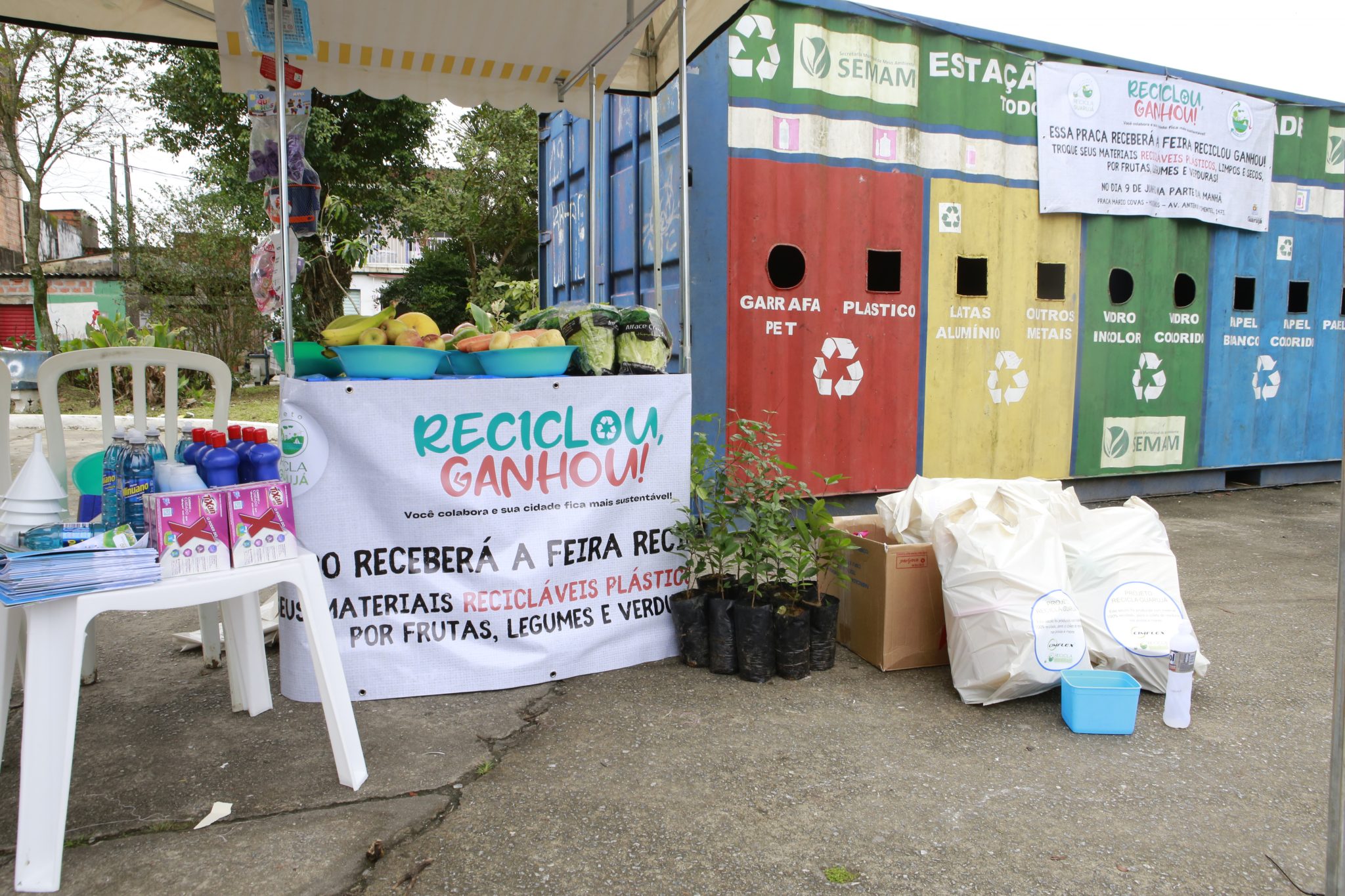 Novos postos de eco troca vão ser inaugurados nesta sexta-feira