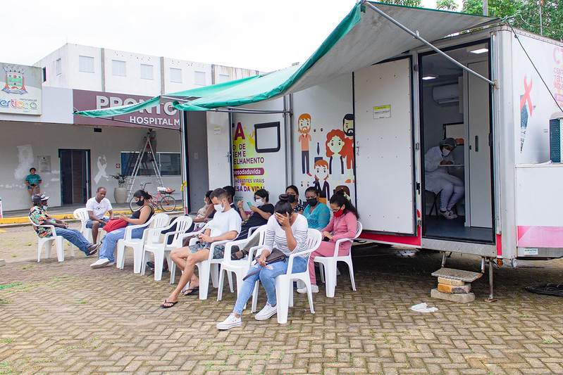 testagem do vírus Covid-19 em Bertioga