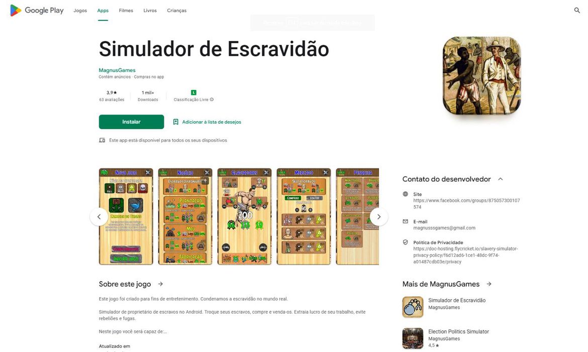 Divulgação/Google Play