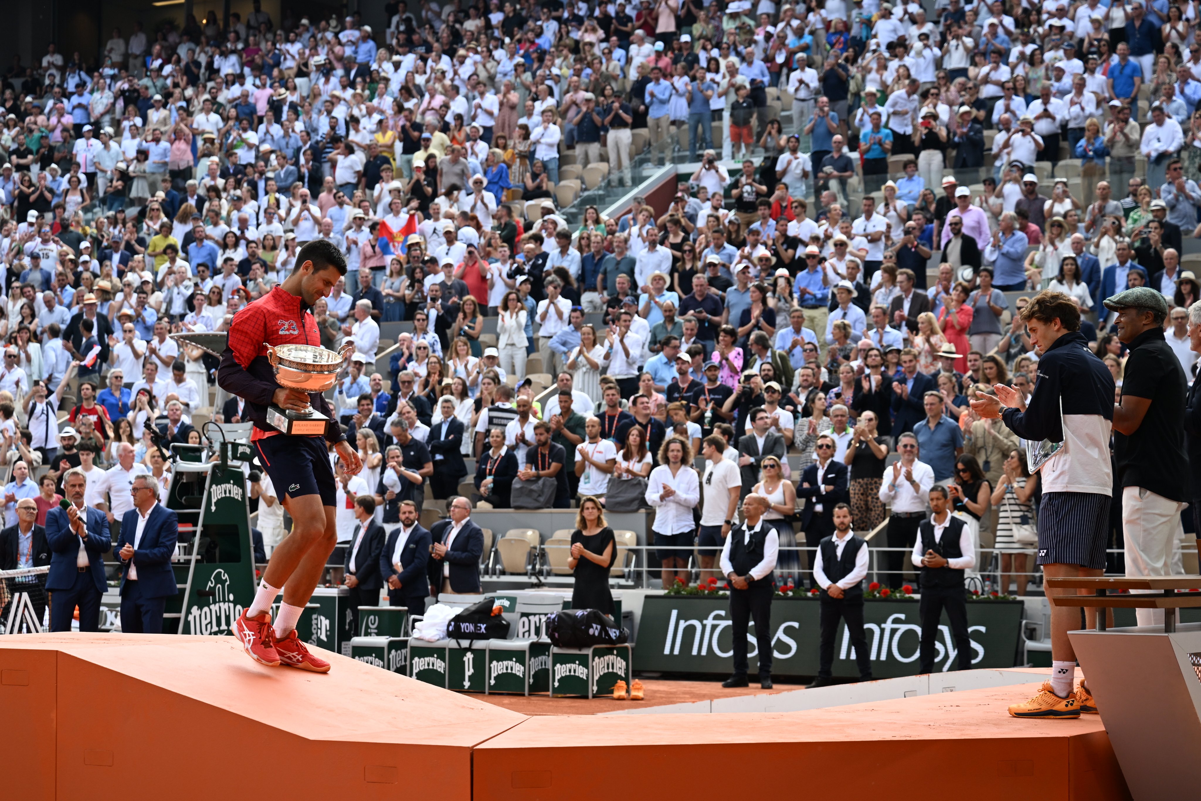 Reprodução/Twitter/@rolandgarros