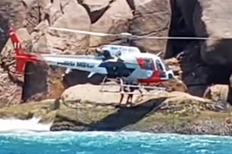 Divulgação/Grup. de Bombeiros Marítimo