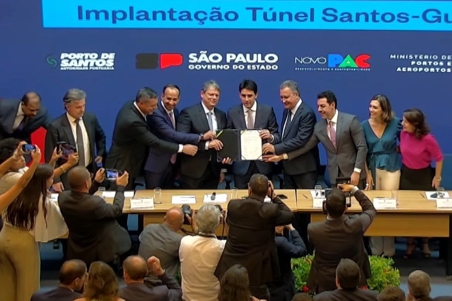 Governo Federal abre consulta pública sobre projeto do túnel Santos-Guarujá até dia 3 de maio