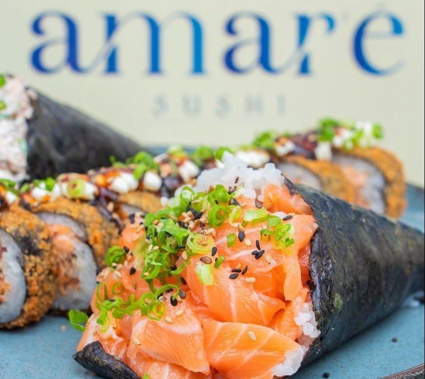 Amar'é Sushi inaugura em Santos com especialidade em pratos vegetarianos