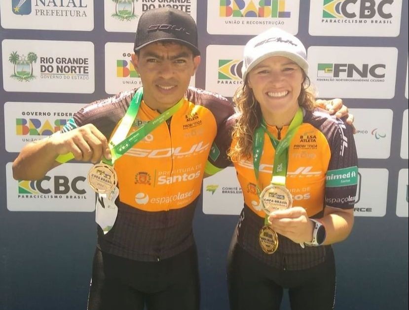 Paraciclismo de Santos conquista quatro medalhas na Copa Brasil