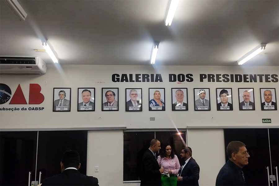12 ex-presidente da Subseção da OAB de Itanhaém são homenageados com galeria de fotos