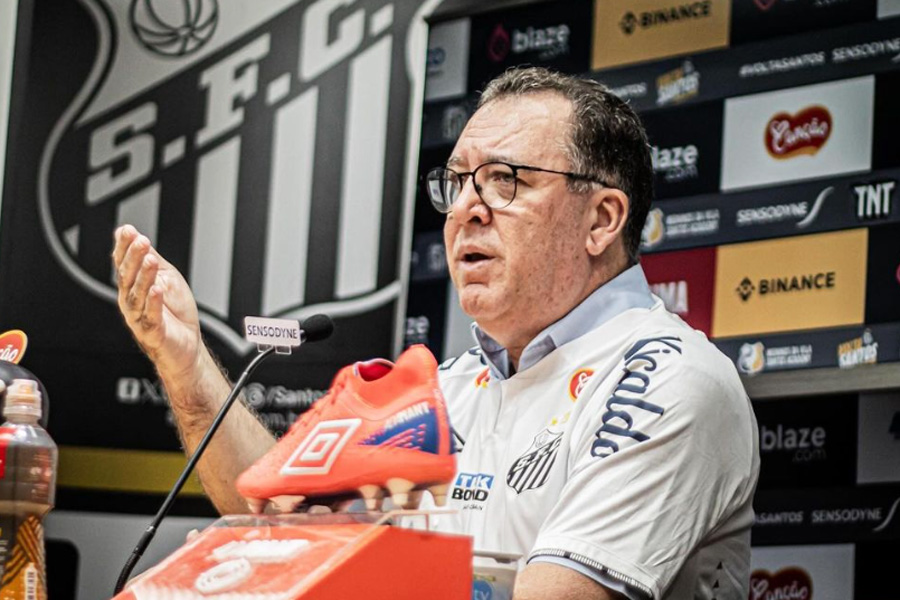 Presidente admite que Santos errou ao contratar Kleiton Lima