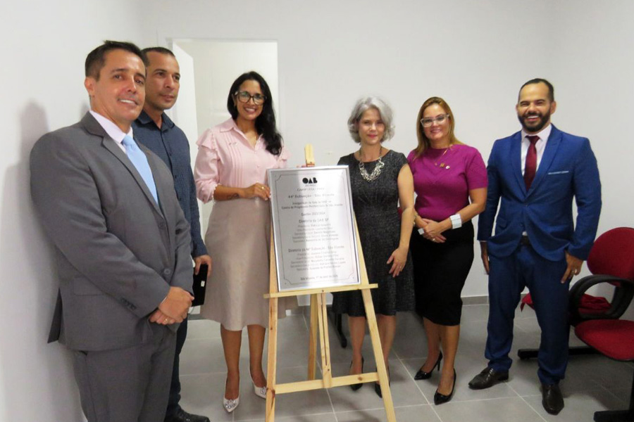Sala da advocacia é inaugurada pela presidente da OAB SP no CPP de São Vicente