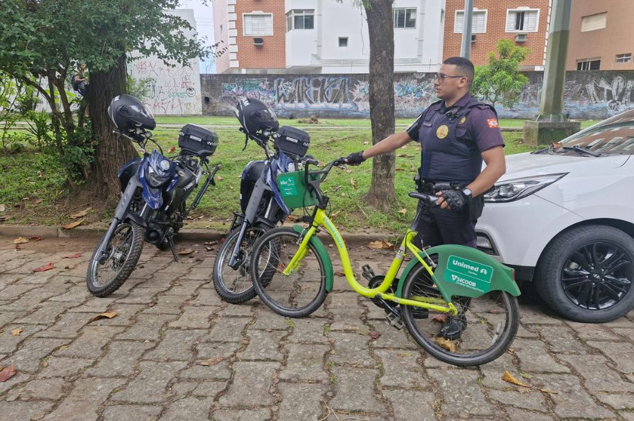Bicicleta furtada é recuperada pela GCM em São Vicente