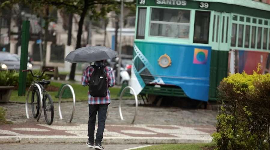 Fim de semana na Baixada Santista terá clima nublado e temperaturas amenas