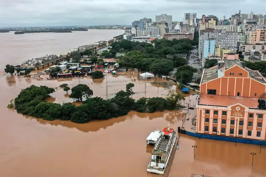 Guaíba recua e tem menor nível desde pico de inundação