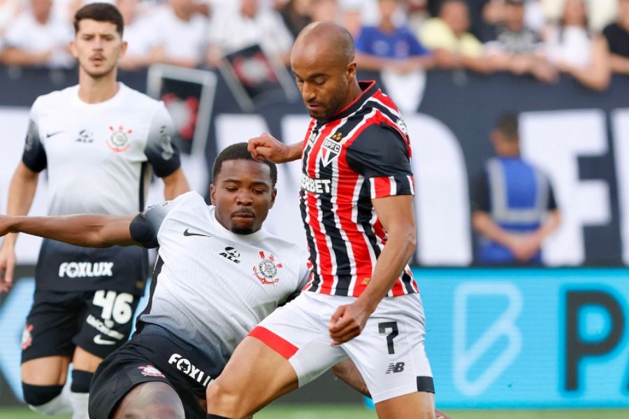Corinthians e São Paulo empatam em Majestoso com Lucas infernal e golaços