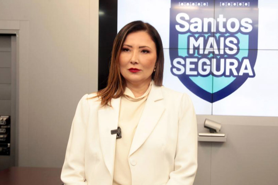 Nova secretária de segurança assume cargo e projeta ampliar ações de inteligência em Santos