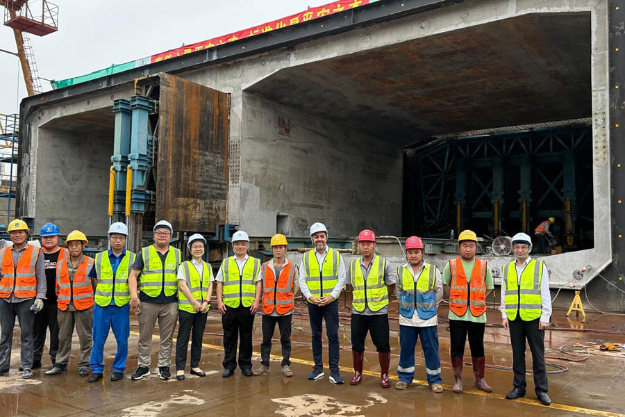 APS conhece na China obra de túnel igual à ligação Santos-Guarujá