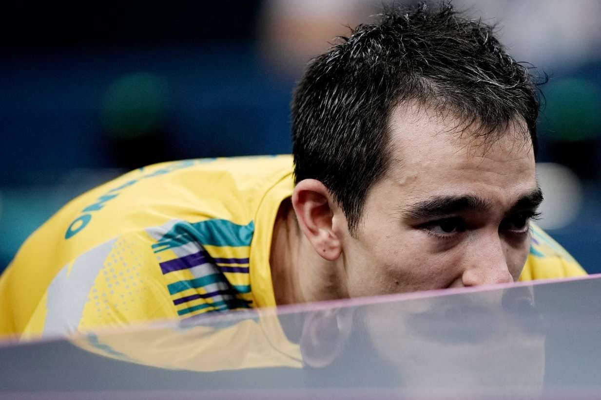 Esperança de medalha, Hugo Calderano perde disputa do bronze no tênis de mesa