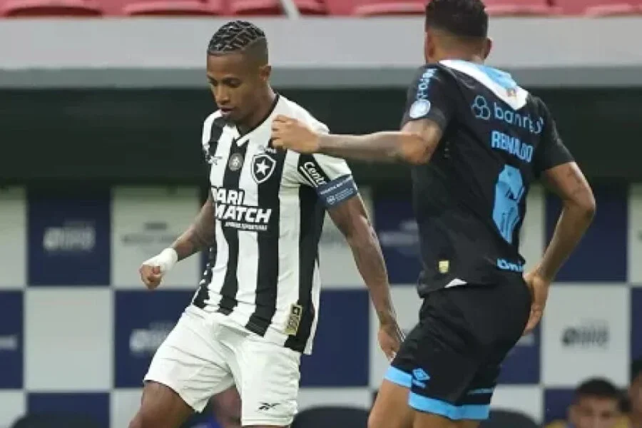 Botafogo tem gol anulado, empata com Grêmio, e vê Palmeiras colar na ponta